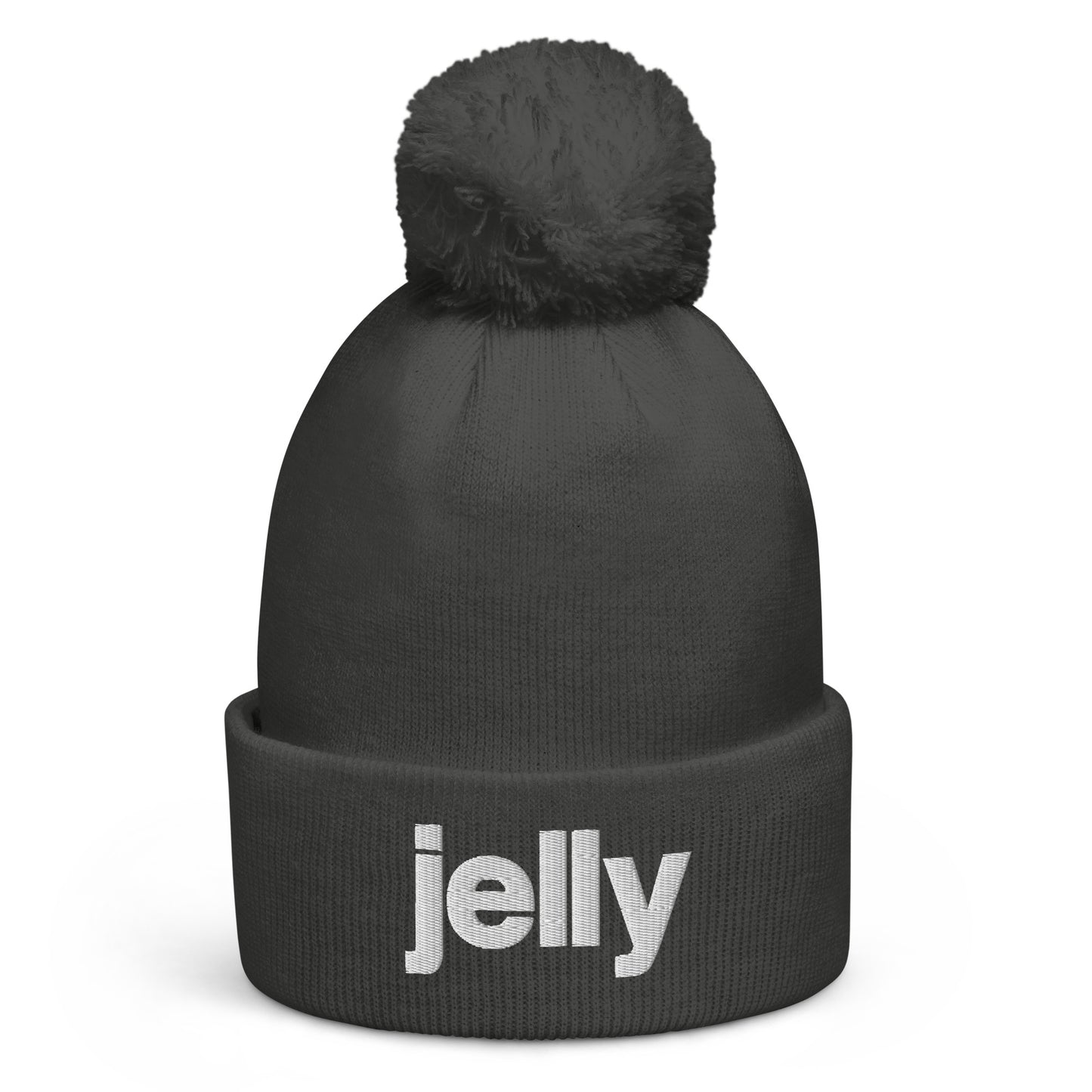 Embroidered white jelly bobble